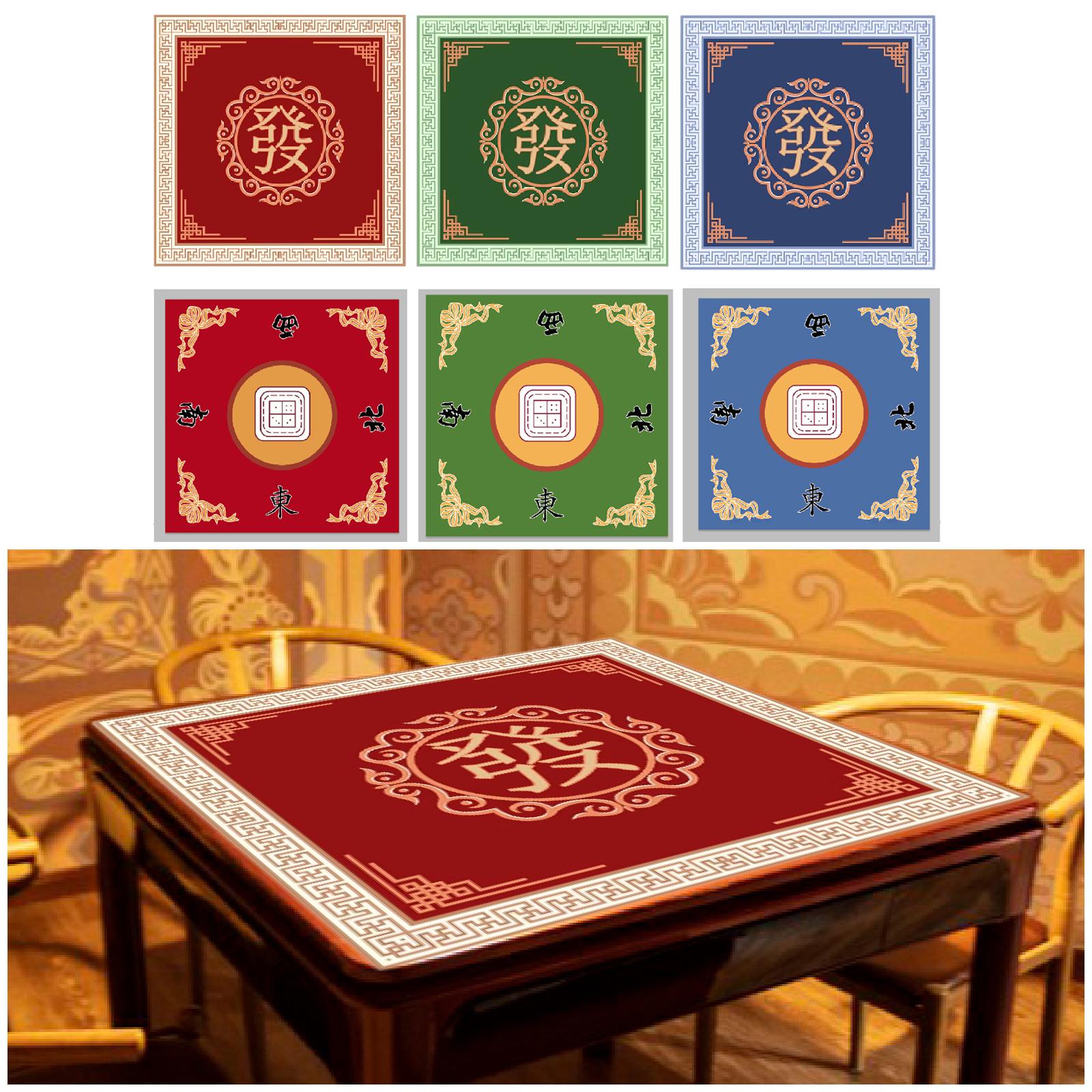 Board Game Mahjong - ผ้าคลุมโต๊ะไพ่นกกระจอกสำหรับเกมกระดานและเกมบนโต๊ะ