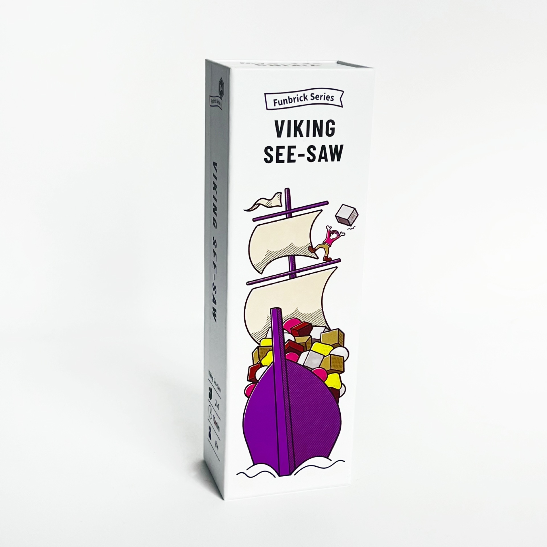 Board Game Vikings - เกมกระดานวีคกิ้งซีซอว์ – ความท้าทายด้านความสมดุลสำหรับงานปาร์ตี้ครอบครัว ของเล่นเสริมทักษะที่สนุกสนาน ของขวัญวันหยุดที่สมบูรณ์แบบสำหรับผู้ใหญ่