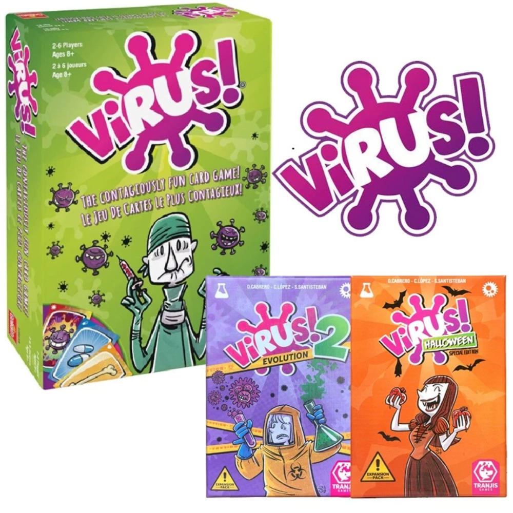 Board Game Virus - เกมไพ่ไวรัสสุดสนุก & Virus Evolution 2 เกมกระดานปาร์ตี้สุดมันส์สำหรับงานแต่งงานและงานวันเกิด