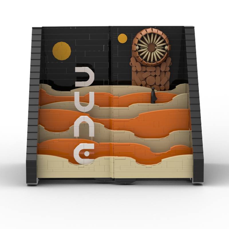 Board Game Dune - ใหม่ 1385 ชิ้น โมเดลหนังสือ Dune ชื่อดัง