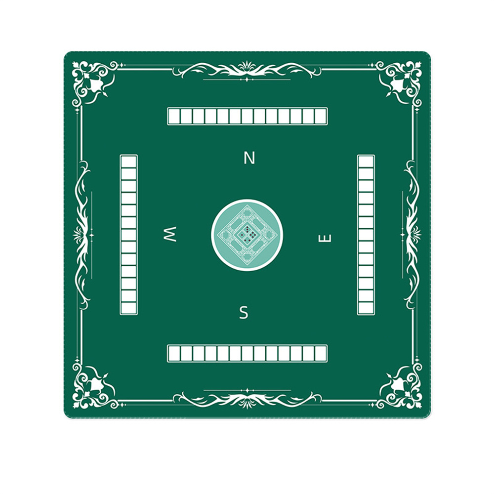 Board Game Mahjong - แผ่นรองโต๊ะไพ่นกกระจอกแบบหนา ผ้าปูโต๊ะไพ่นกกระจอก อุปกรณ์เสริมสำหรับเกมไพ่นกกระจอก ผ้าปูโต๊ะสำหรับเล่นไพ่ที่บ้าน