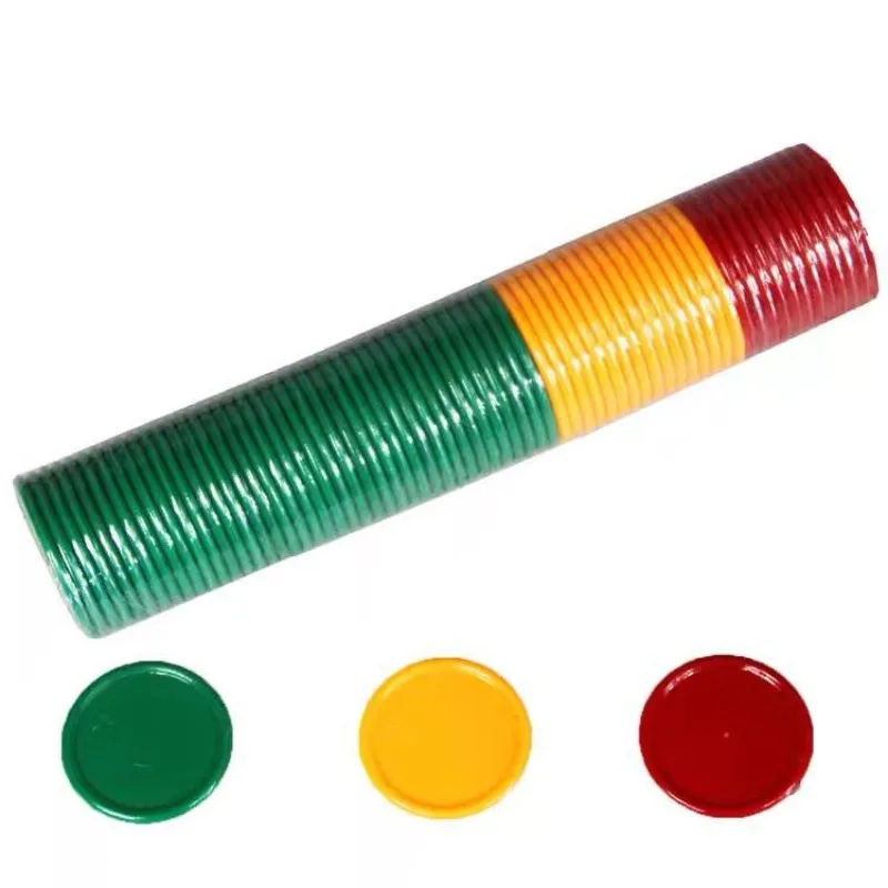 Board Game With Chips - ชิปโป๊กเกอร์ 3.2 ซม.3 สีชิปพลาสติกชุดสําหรับ Entertainment Party
