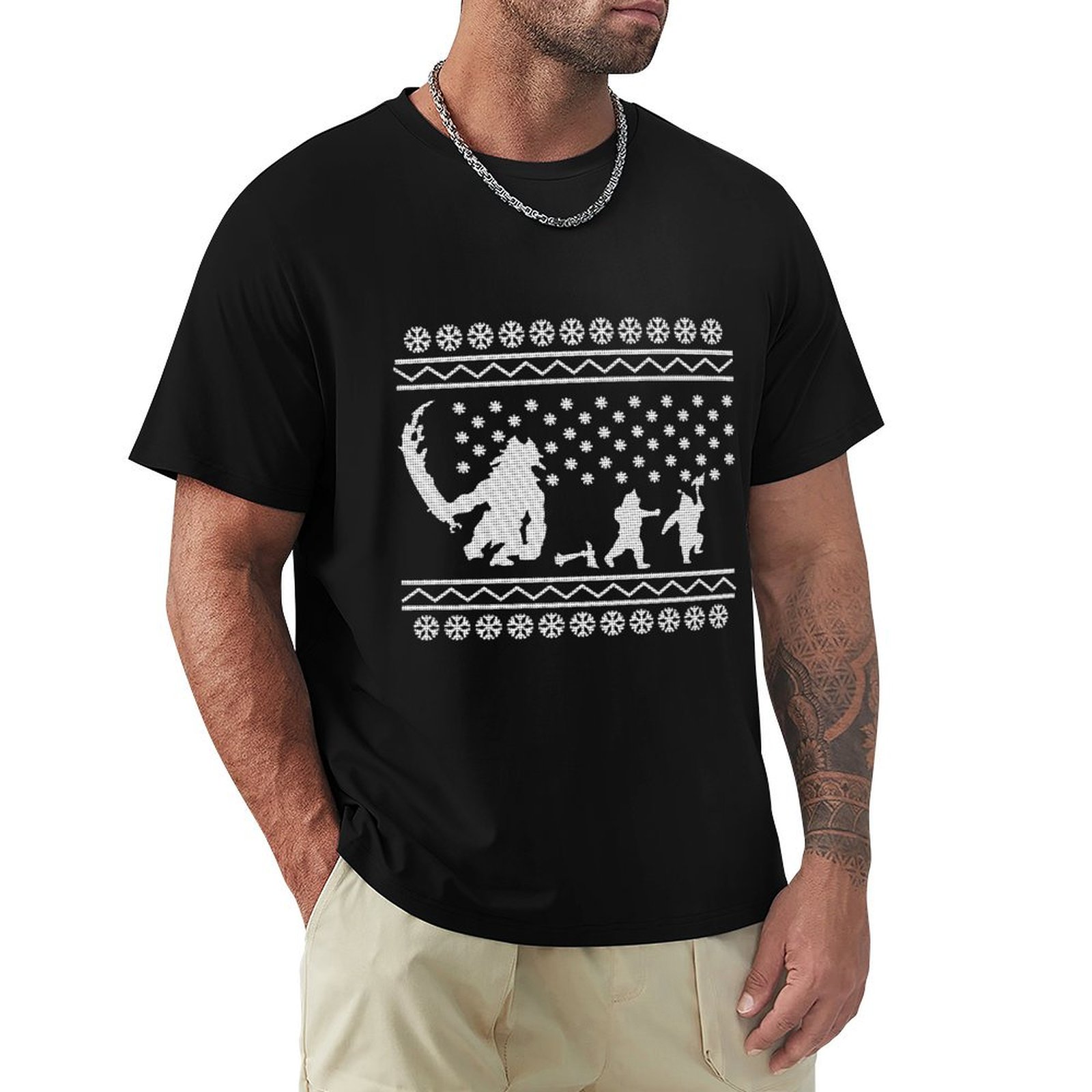 Board Game Vikings - เสื้อยืดเกมกระดาน Blood Rage Viking Christmas -