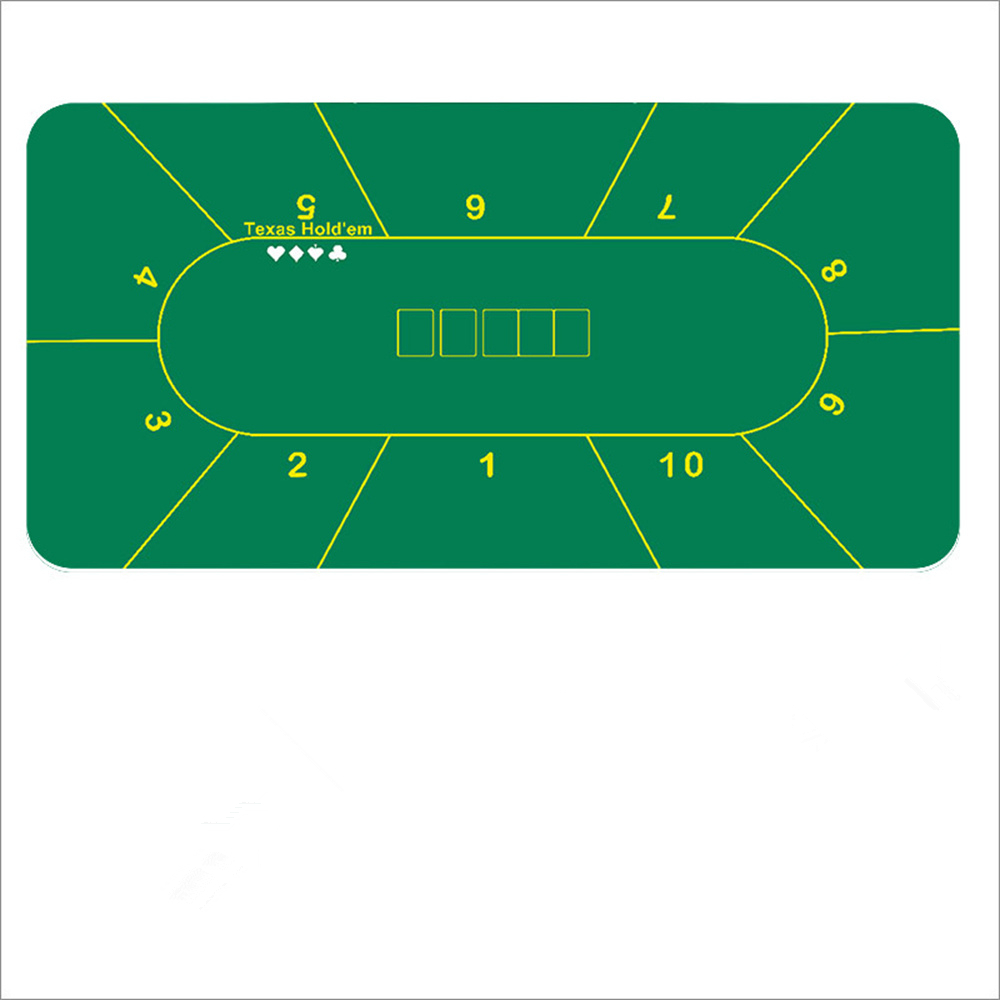 Board Game With Chips - แผ่นรองโต๊ะโป๊กเกอร์กันลื่นแบบหนาสำหรับคาสิโน ผ้าปูโต๊ะเกมกระดาน แผ่นรองโต๊ะเล่นเกม แผ่นรองชิป