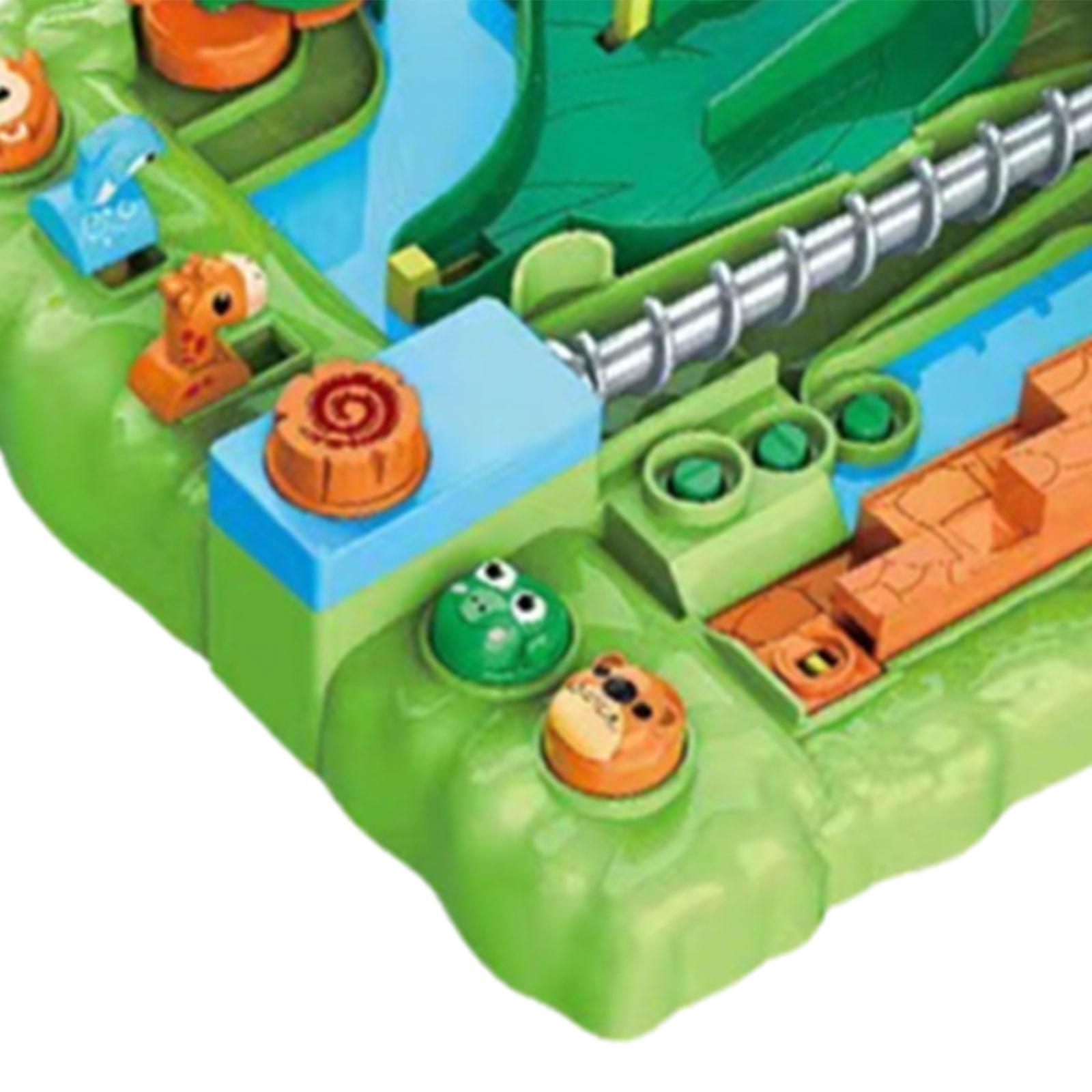 Board Game Race Track - เกมกระดานตัวต่อ Marble Run สำหรับเด็ก ของเล่นเสริมพัฒนาการสร้างสรรค์ ชุดของเล่นก่อสร้างสำหรับครอบครัว