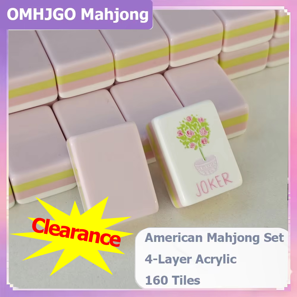 ชุดไพ่นกกระจอกอเมริกันอะคริลิค - Board Game Mahjong บทวิจารณ์และราคา