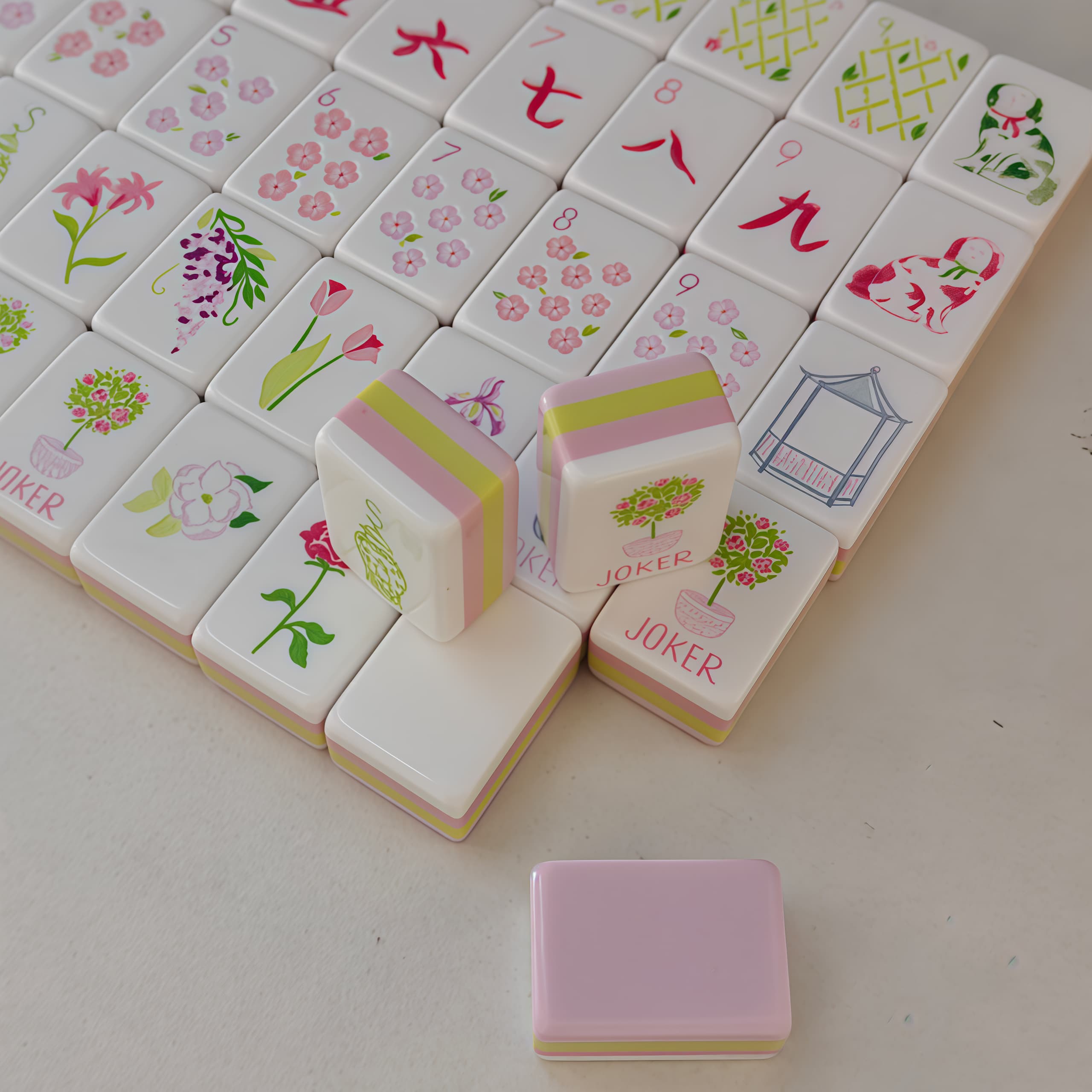 ชุดไพ่นกกระจอกอเมริกันอะคริลิค - Board Game Mahjong บทวิจารณ์และราคา