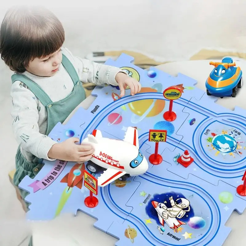 ของเล่นรางรถไฟสำหรับเด็กกระดาน - Board Game Race Track บทวิจารณ์และราคา