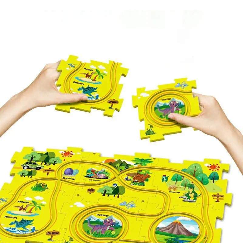ของเล่นรางรถไฟสำหรับเด็กกระดาน - Board Game Race Track บทวิจารณ์และราคา