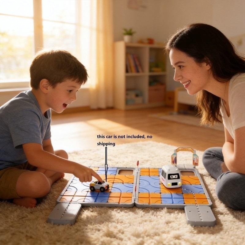ของเล่นตัวต่อ 3 มิติ DIY City  - Board Game Race Track บทวิจารณ์และราคา