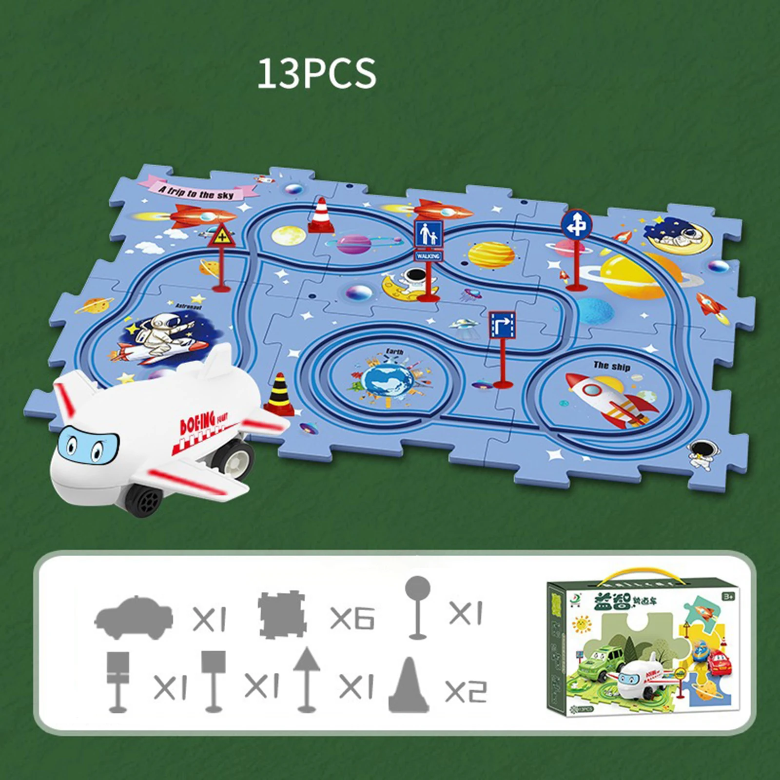 มอนเตสซอรี่ คิดส์ รถไฟฟ้า รถแข - Board Game Race Track บทวิจารณ์และราคา
