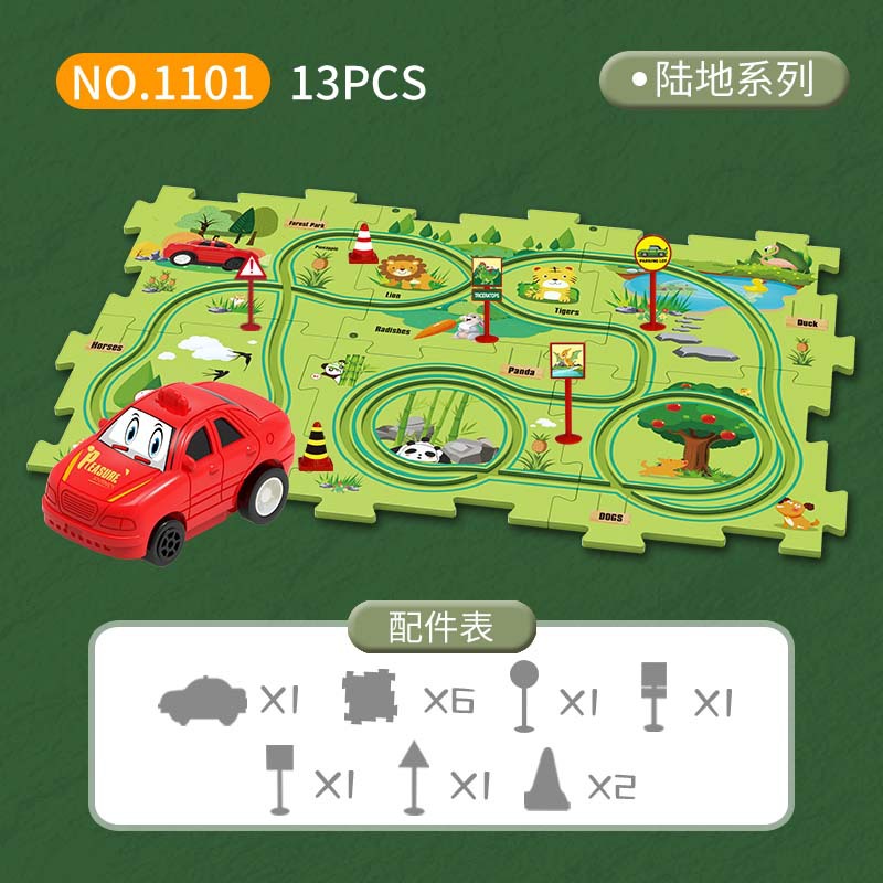 มอนเตสซอรี่ รถไฟฟ้า รถแข่ง ชุด - Board Game Race Track บทวิจารณ์และราคา
