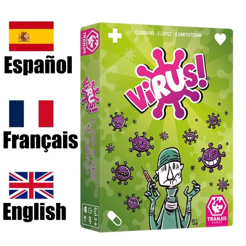 การ์ดเกมปฏิสัมพันธ์แบบข้ามพรมแ - Board Game Virus บทวิจารณ์และราคา