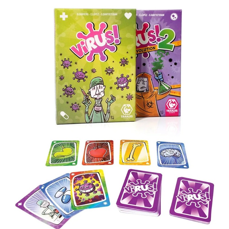 การ์ดเกมปฏิสัมพันธ์แบบข้ามพรมแ - Board Game Virus บทวิจารณ์และราคา