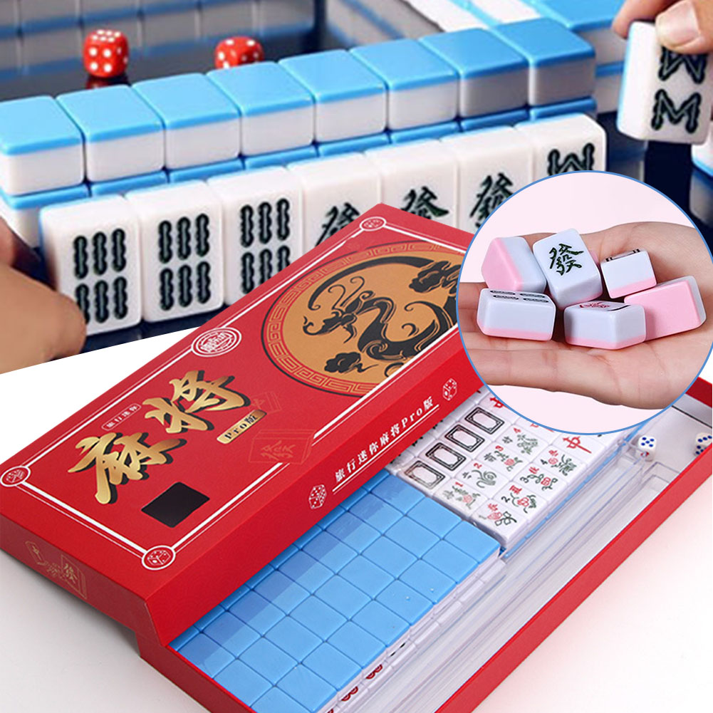 ชุดไพ่นกกระจอกขนาดเล็กแบบพกพาส - Board Game Mahjong บทวิจารณ์และราคา