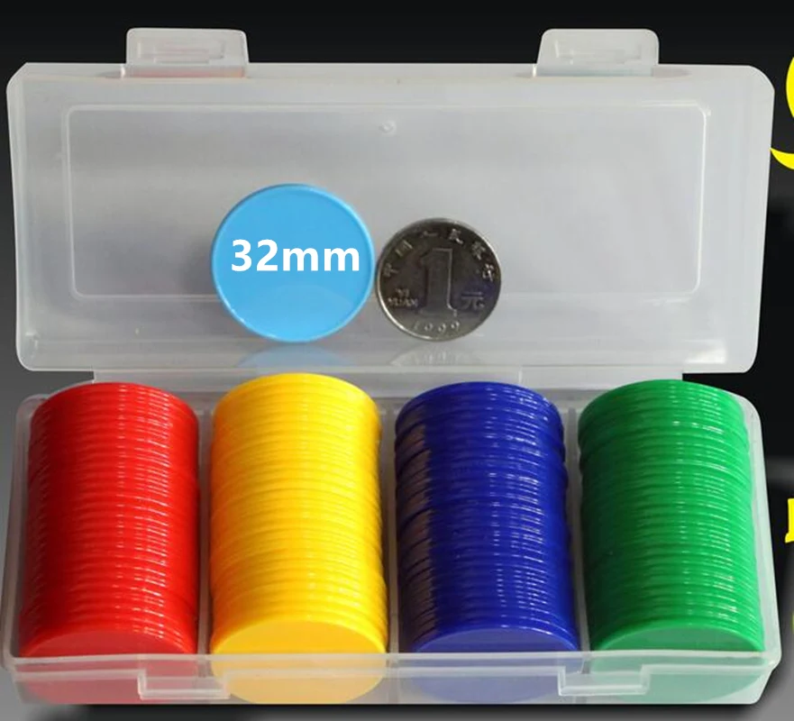 32 มิลลิเมตร 100 ชิ้นพร้อมกล่อ - Board Game With Chips บทวิจารณ์และราคา
