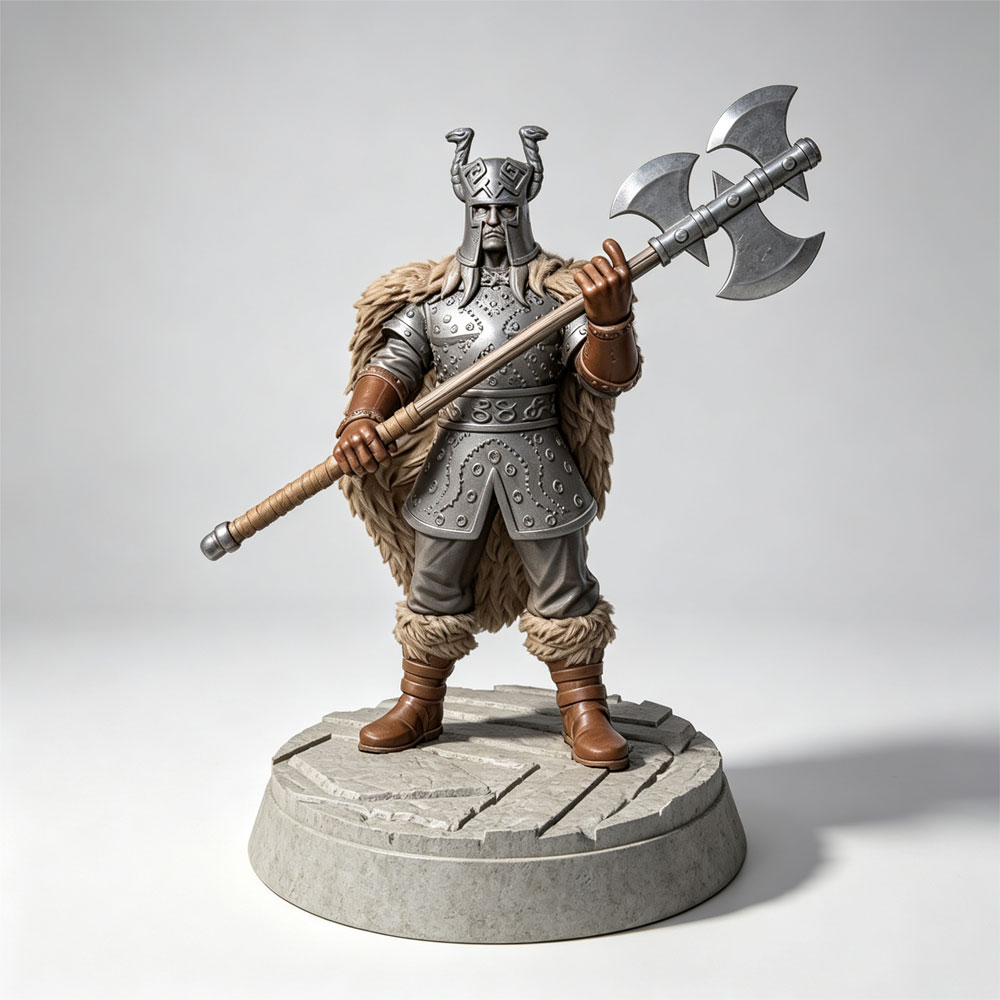 โมเดลนักรบถือขวานไวกิ้งนอร์ดิก - Board Game Vikings บทวิจารณ์และราคา